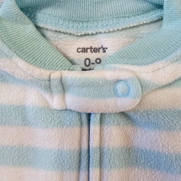 Carter's Baby Boy Long Sleeve Fleece Sleep Sack 0-3 Months - Picture 2 of 3
